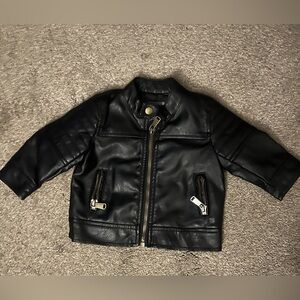 Faux leather jacket SIZE : 0-3month